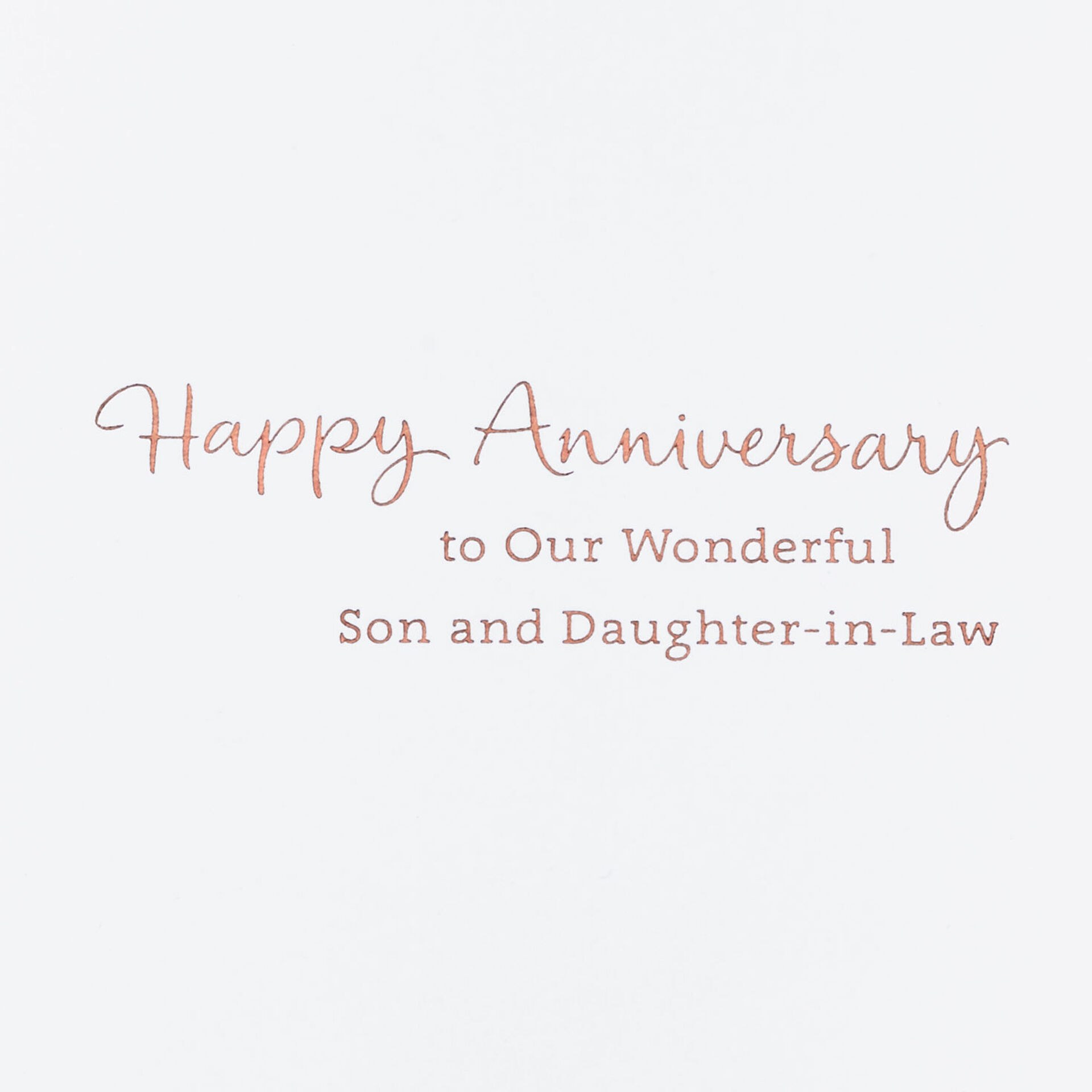 Family Tree Anniversary Card For Son And Daughter In Law Greeting Cards Hallmark
