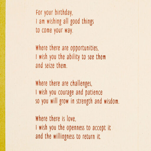 Wishing You Life's Best Birthday Card for Son, 