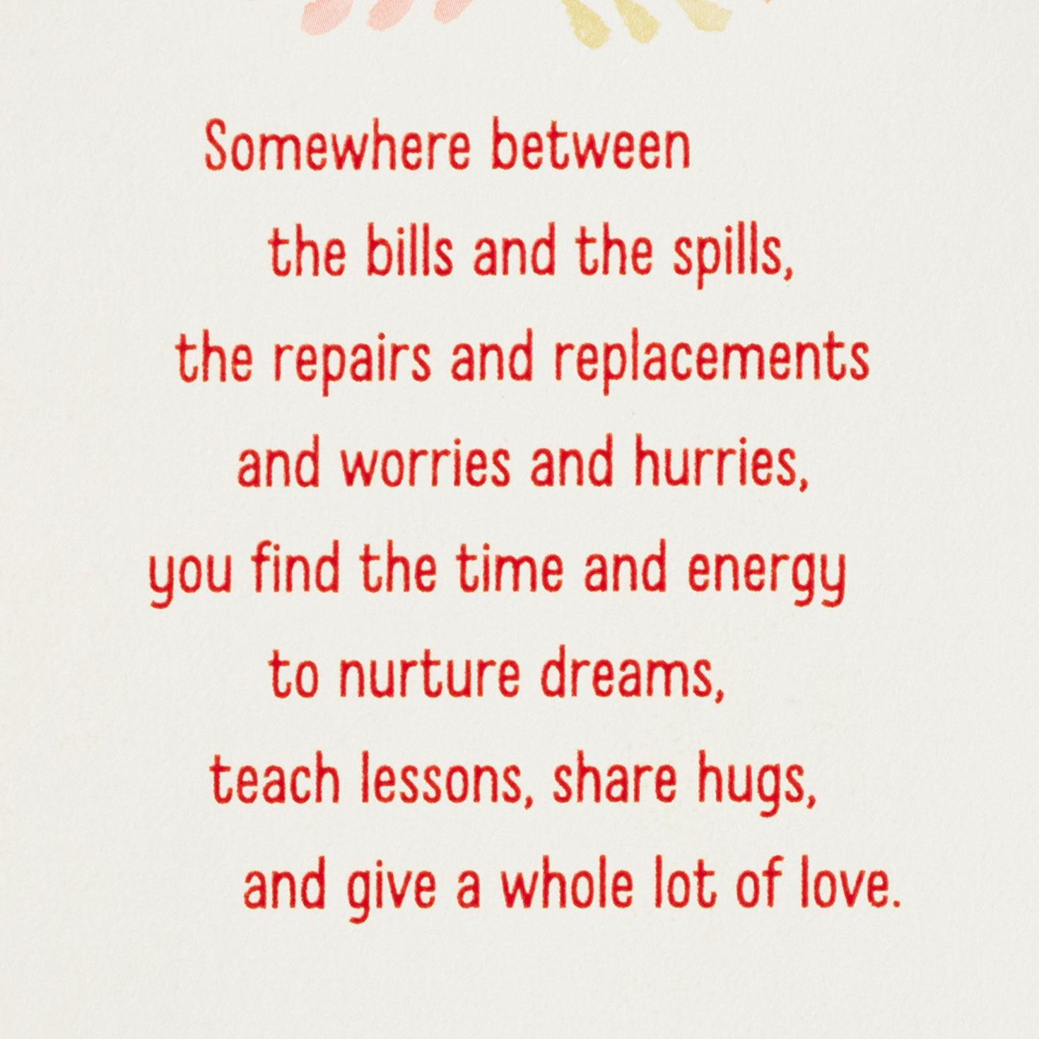 Yellow and Orange Mother's Day Card for Daughter Sentiment image number 2