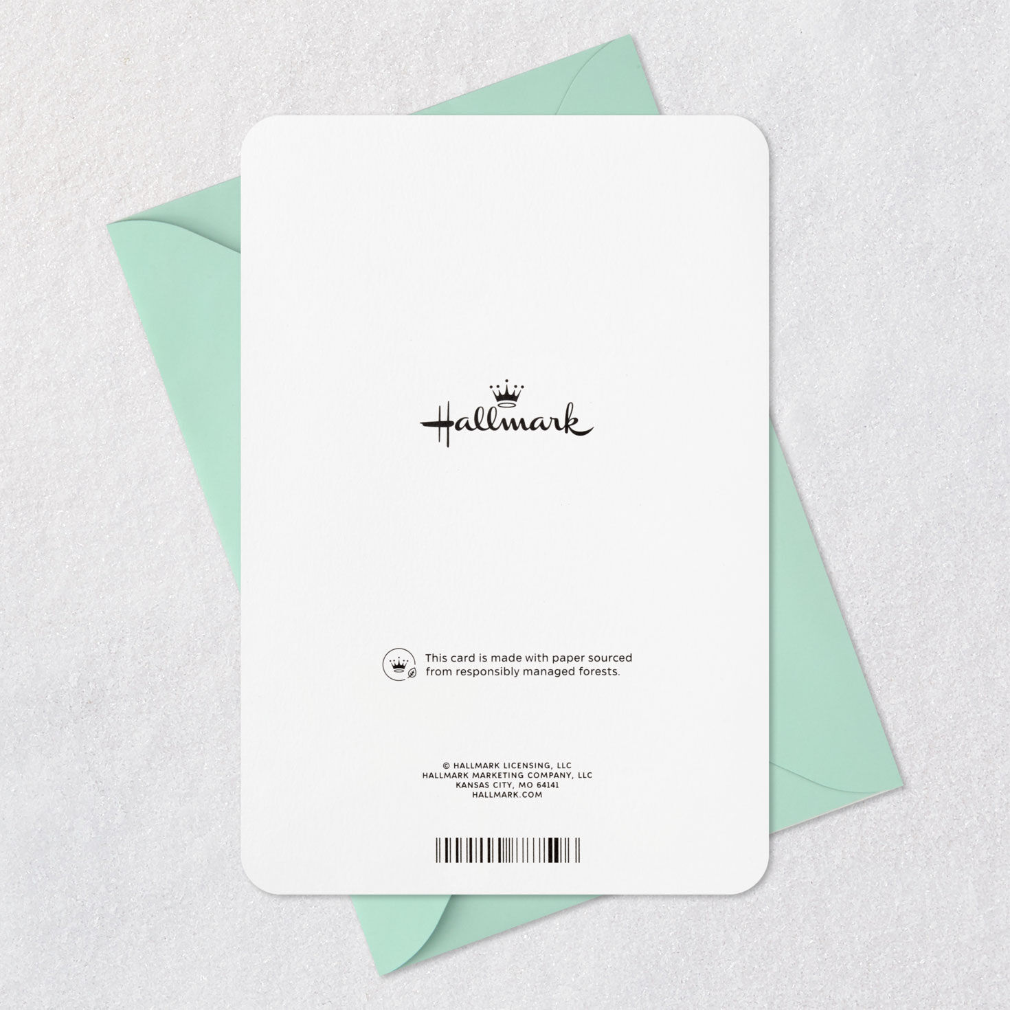 Bees, Hive and Flowers New Baby Girl Card Card Back with Envelope image number 7