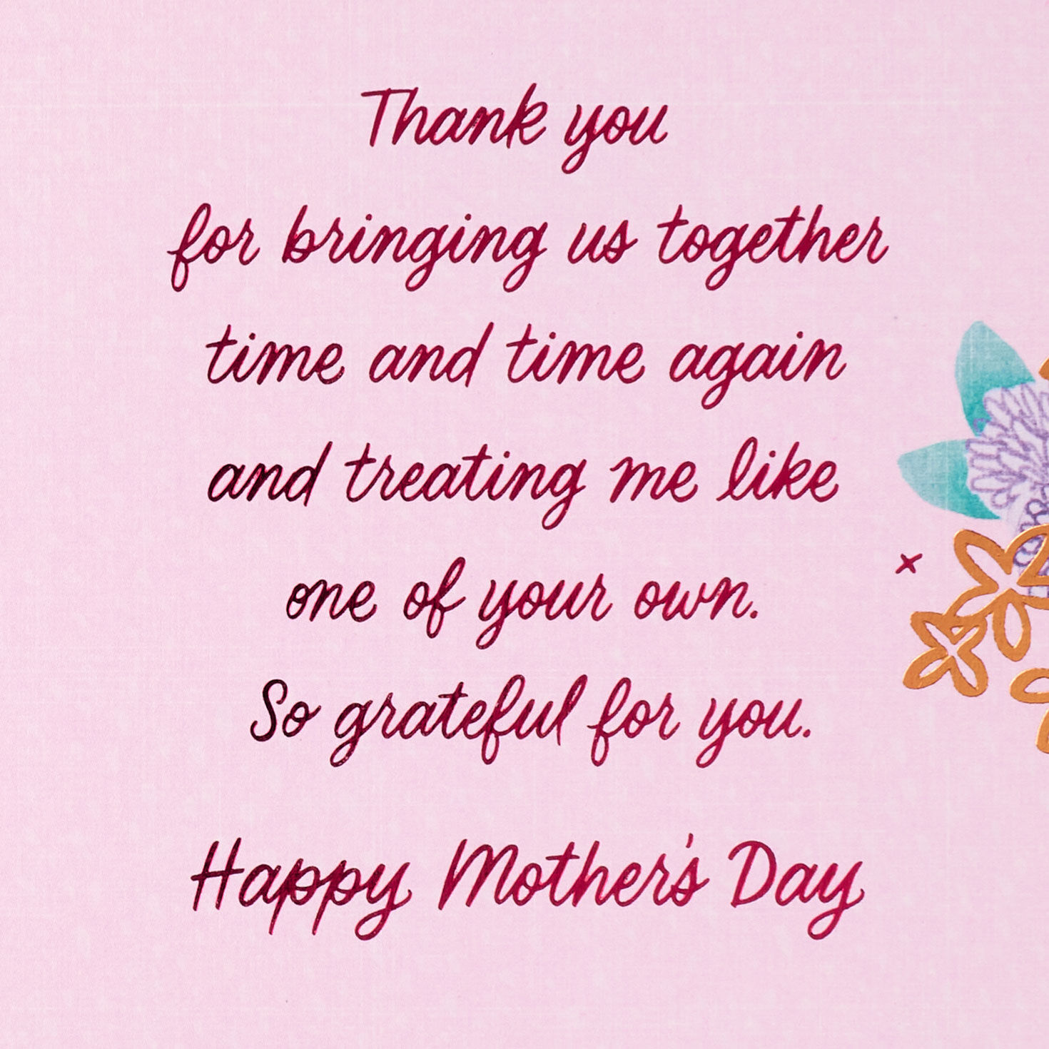 Flower Basket Mother-in-Law Mother's Day Card  image number 2