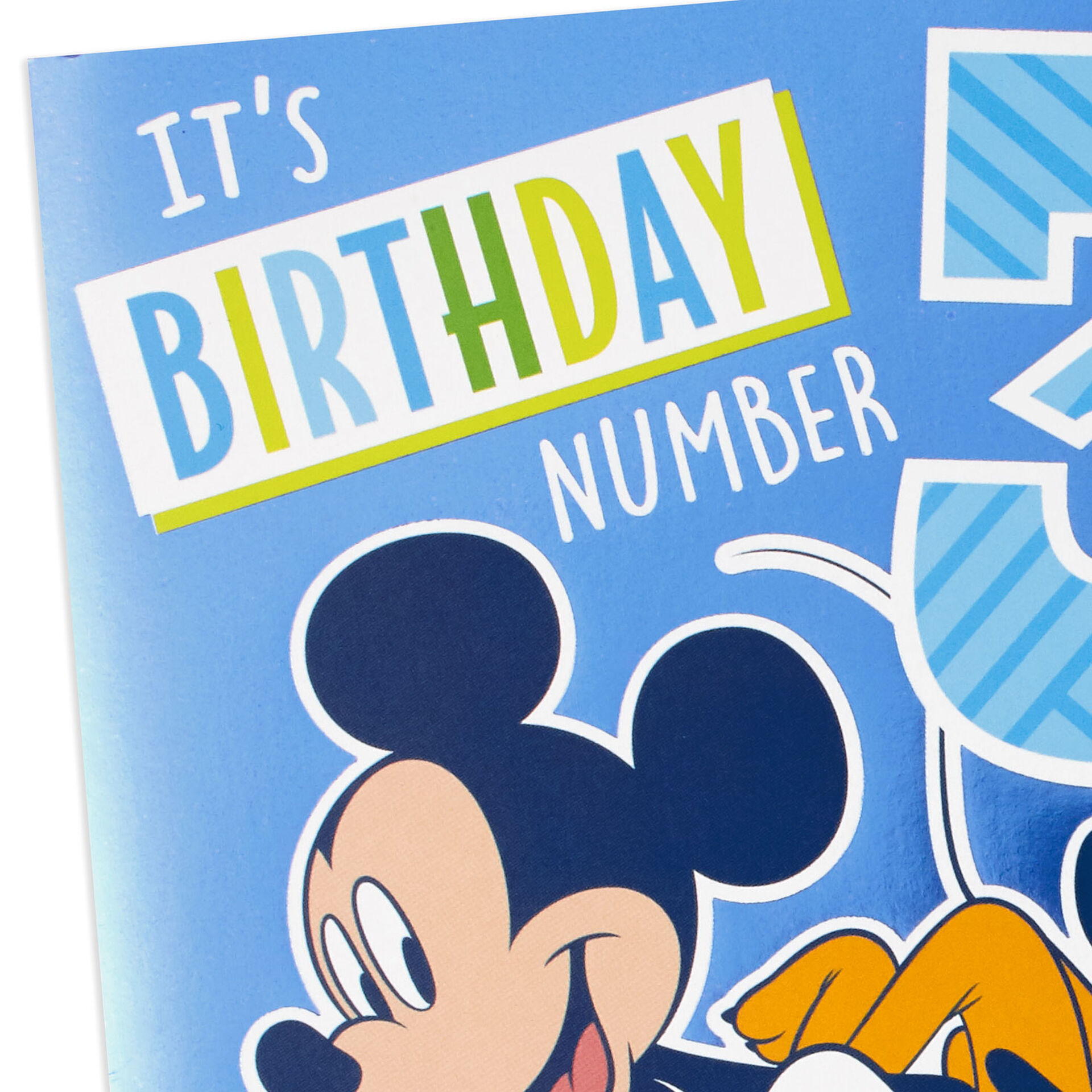 Mickey Mouse 3rd Birthday Card With Sticker - Greeting Cards - Hallmark