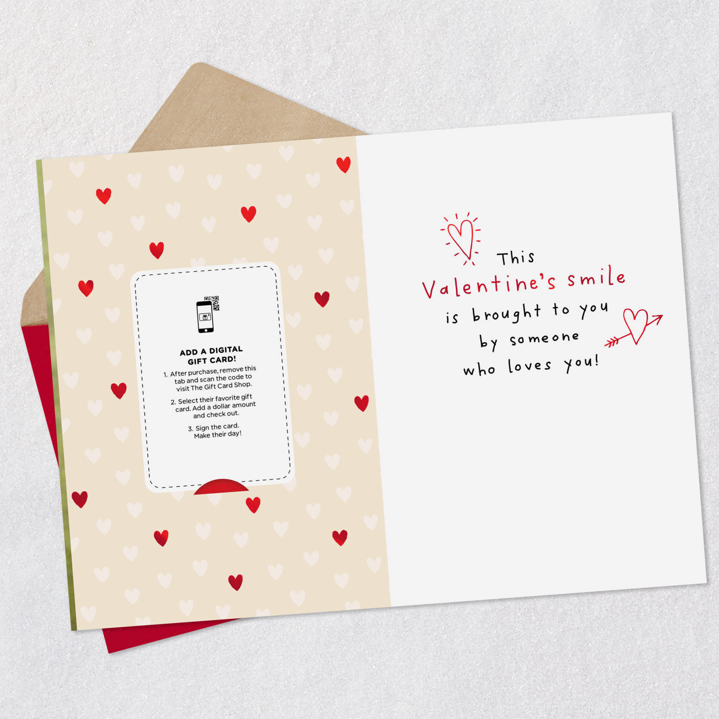 You Make Me Smile Gift Card Greeting Valentine's Day Card for only USD 4.99 | Hallmark