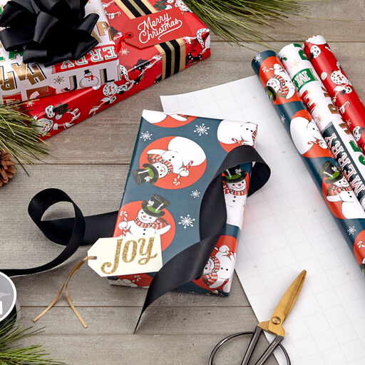 Very Vintage Christmas 3-Pack Assortment Wrapping Paper, 120 sq. ft., 