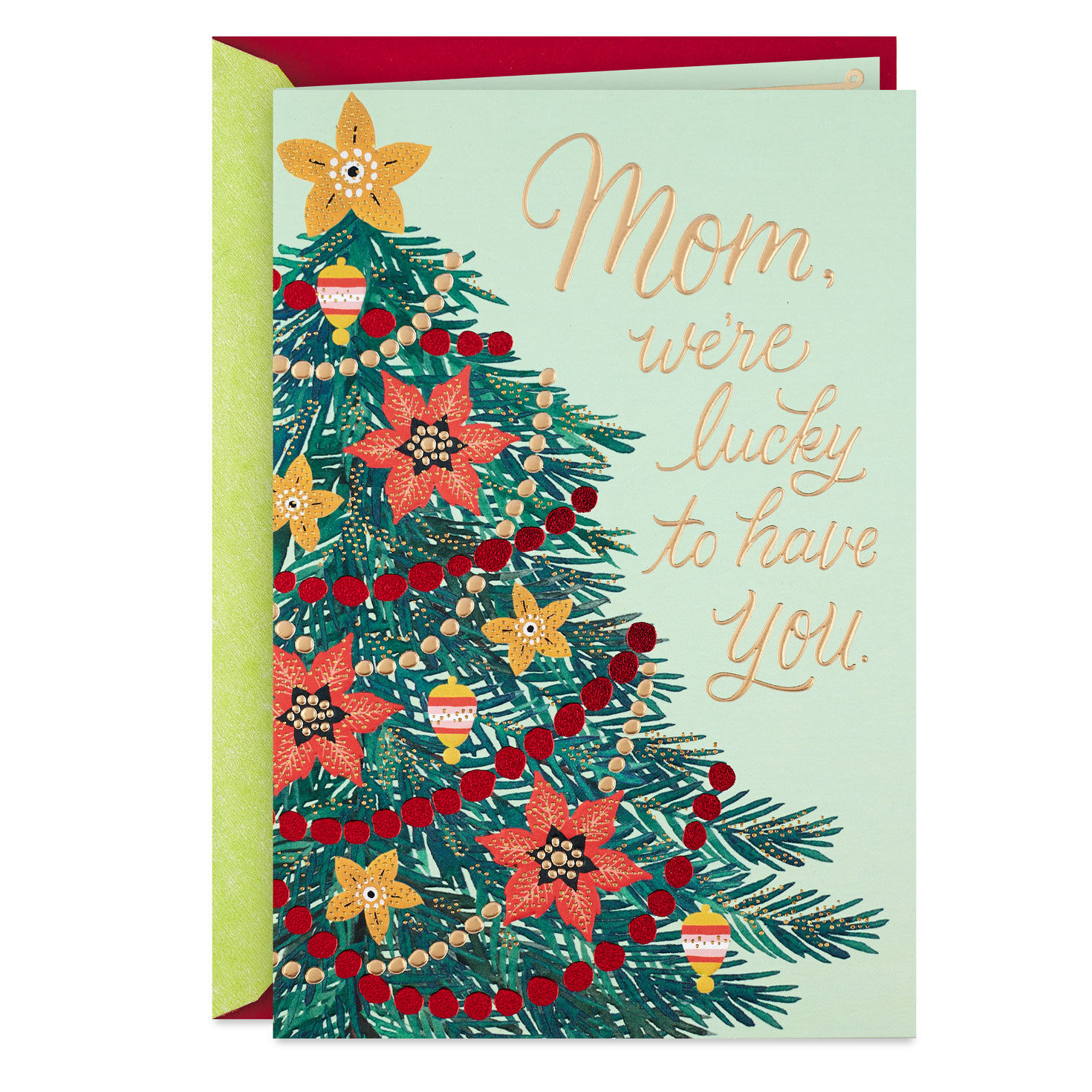 We Love You, Mom Christmas Card