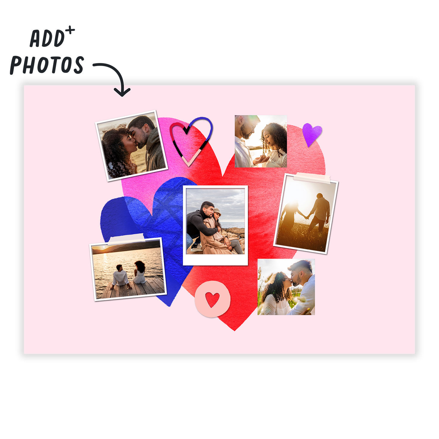 Artistic Hearts Love eCard, , large image number 2