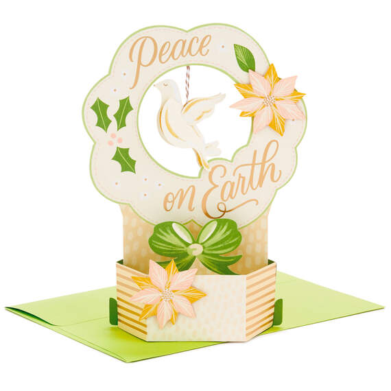 Peace on Earth and in Your Heart 3D Pop-Up Christmas Card, , large image number 1