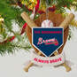 MLB Baseball Personalized Ornament, Braves™, , large image number 2