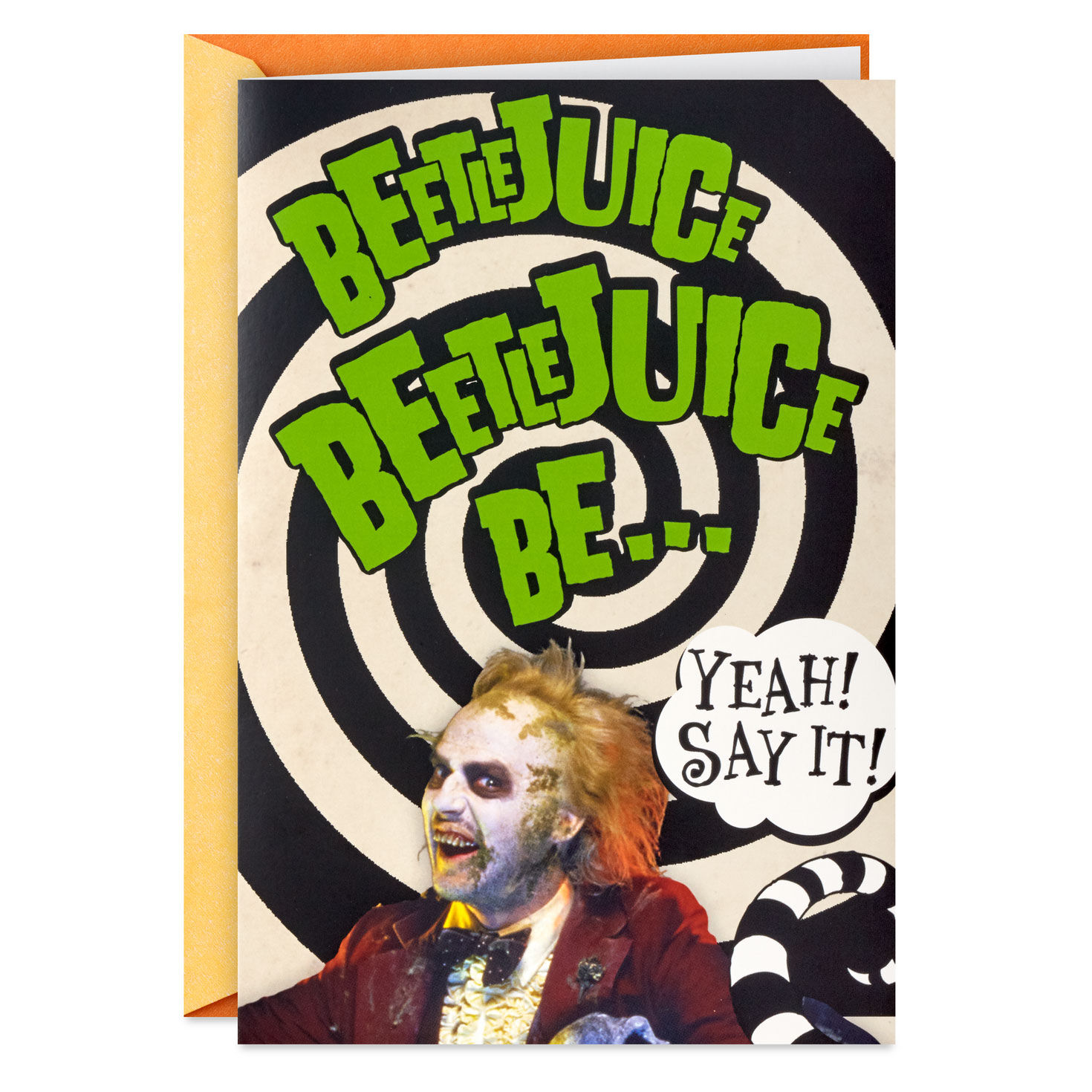 Beetlejuice™ Say It's Happy Funny Musical Halloween Card