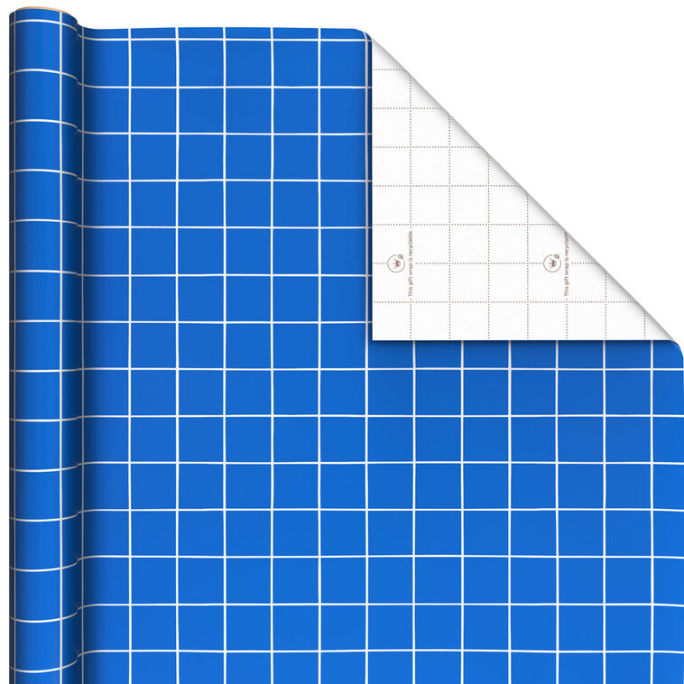 Blue Tiles Wrapping Paper, 20 sq. ft.