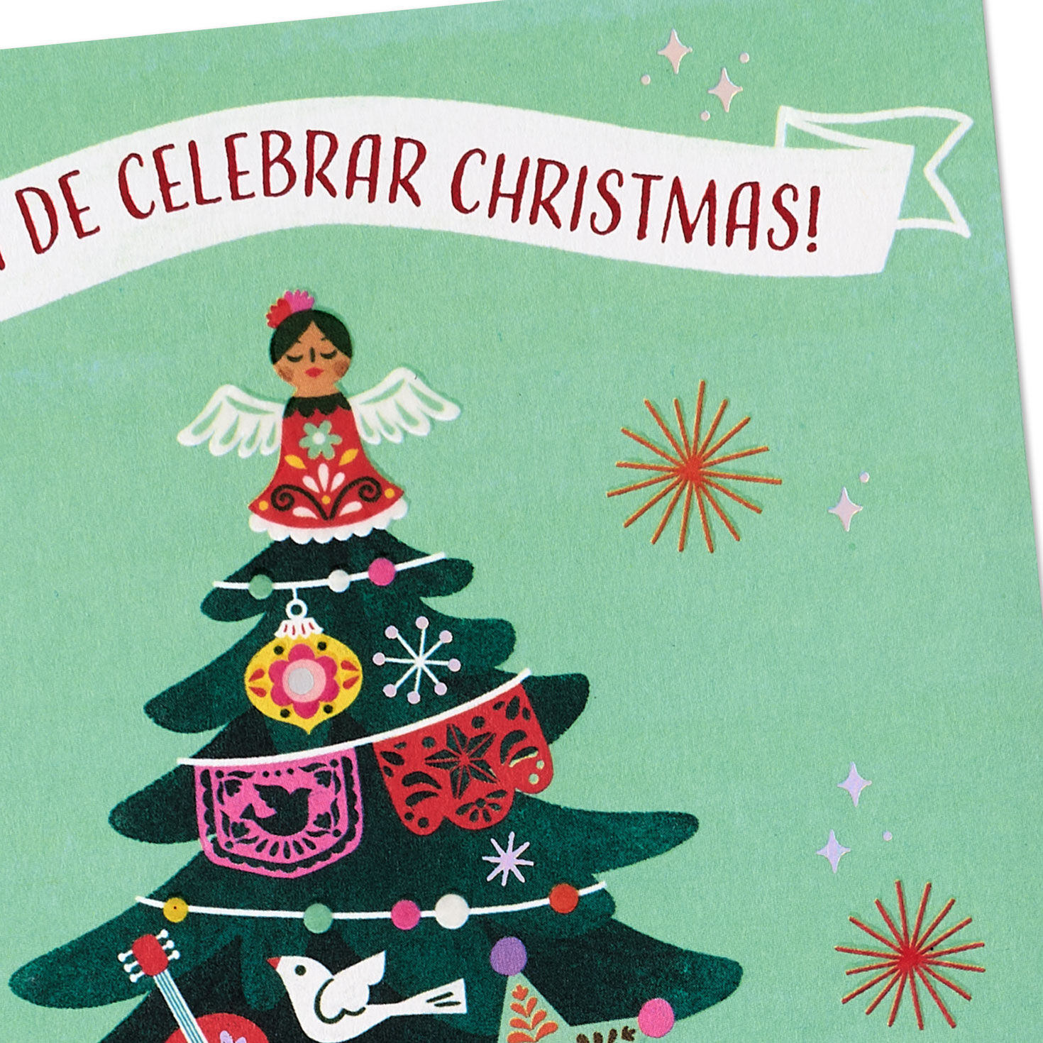 Time for Traditions and Good Vibes Spanish-Language and English Money Holder Christmas Card for only USD 5.59 | Hallmark