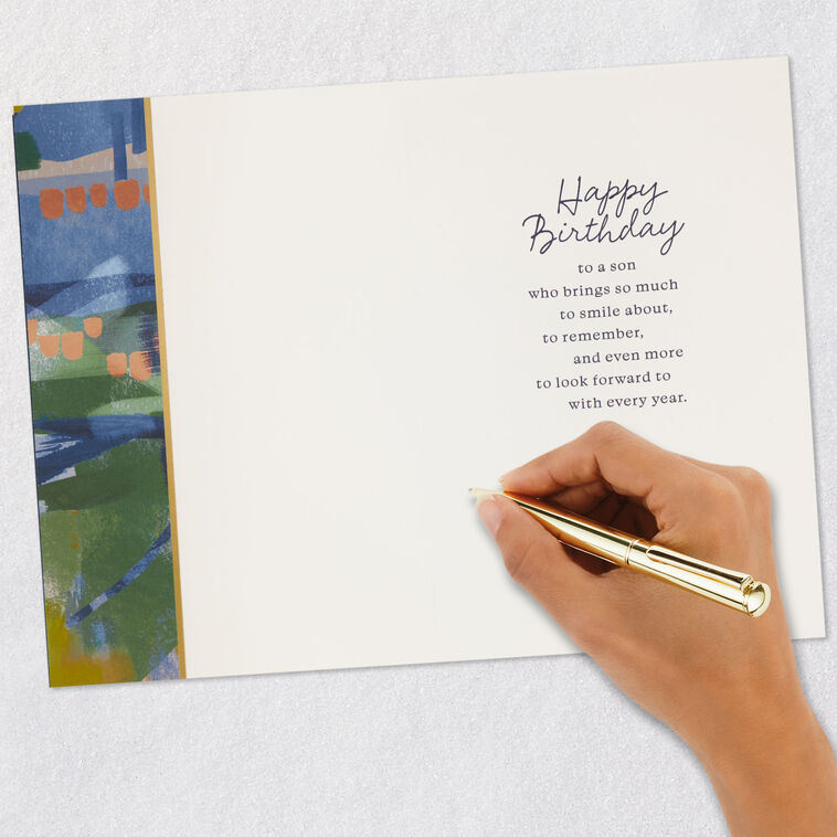 The Ways You've Grown Birthday Card for Son, , large image number 9