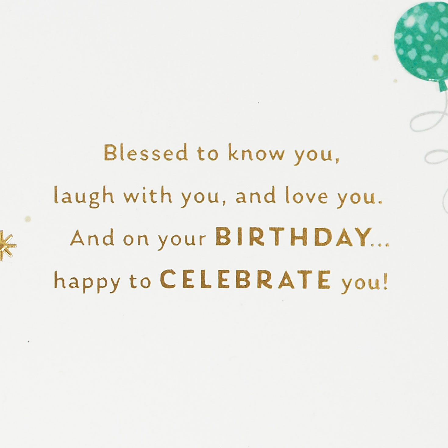 Blessed to Know You Birthday Card, , large image number 2