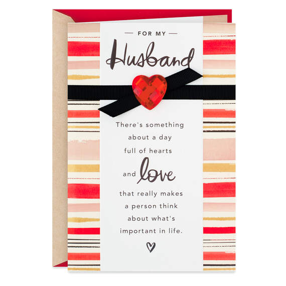 Grateful You're Mine Valentine's Day Card for Husband
