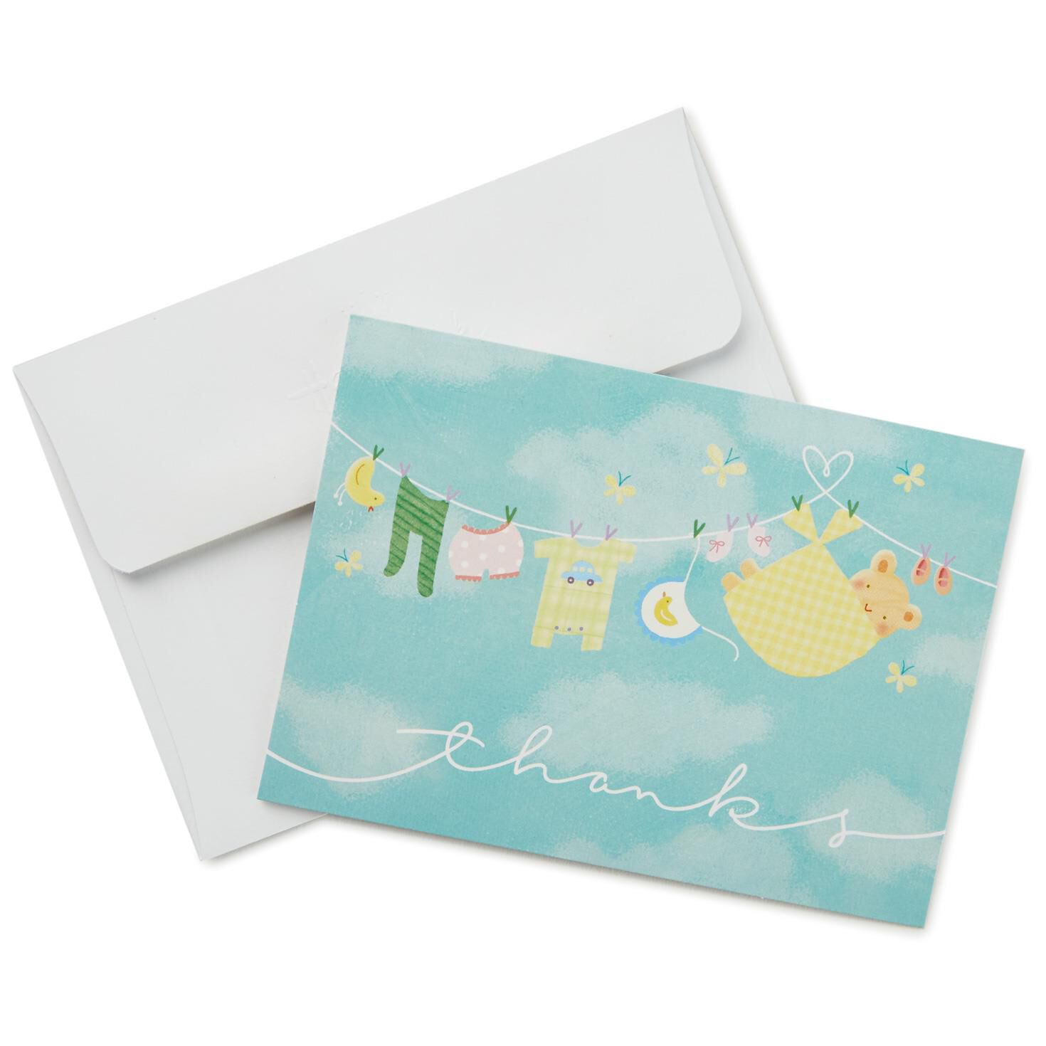 new baby thank you notes stationery hallmark baby thank you notes