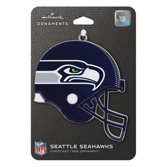 NFL Seattle Seahawks Football Helmet Metal Hallmark Ornament, , large image number 4