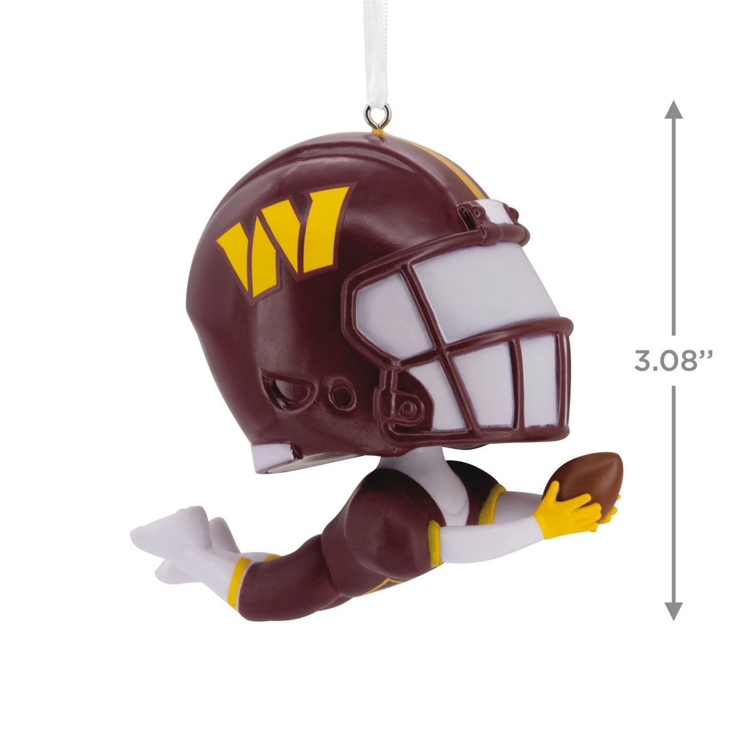 NFL Washington Commanders Bouncing Buddy Hallmark Ornament, , large image number 3