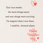 Your Love Keeps Lifting Me Higher Romantic Valentine's Day Card, , large image number 3