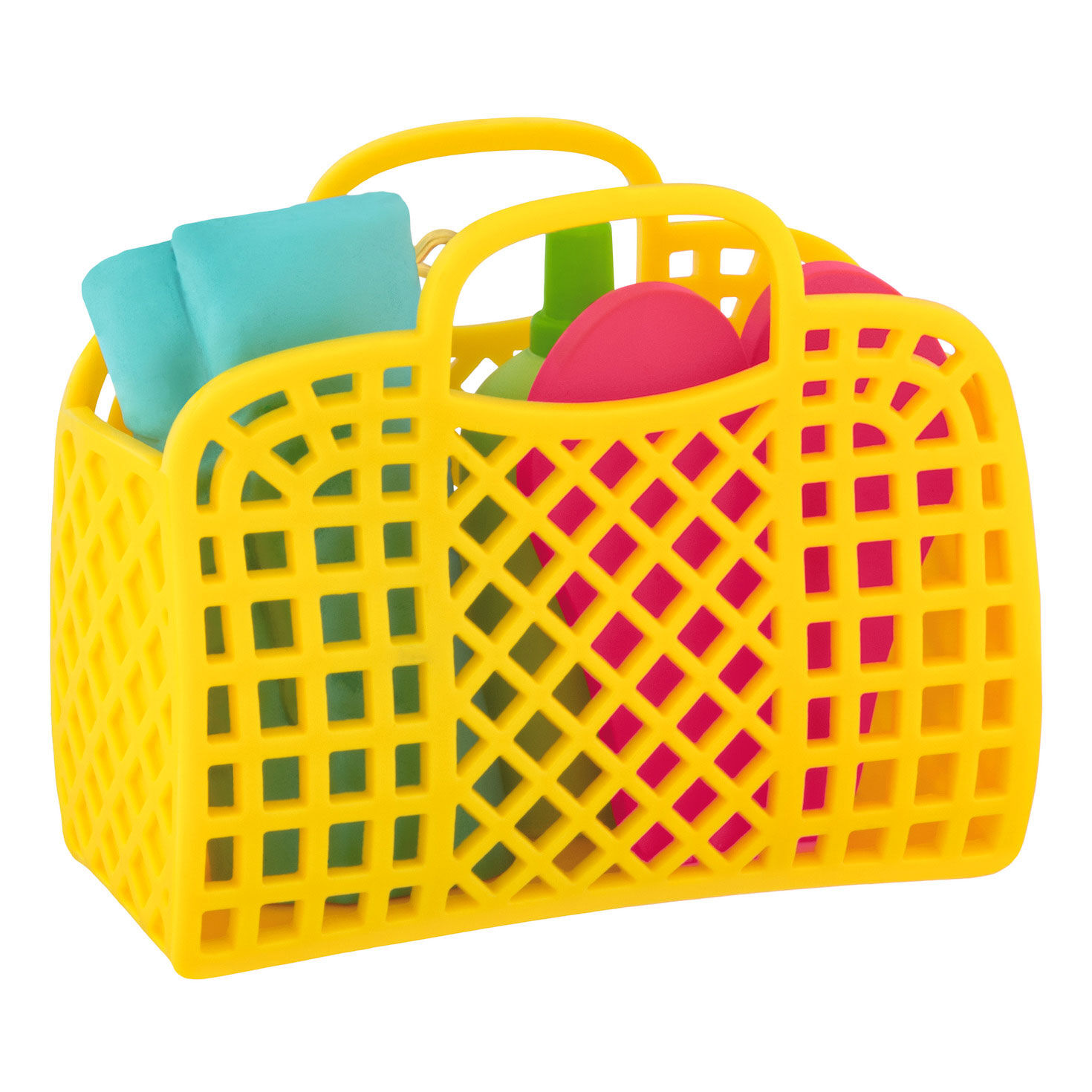 Yellow Beach Bag Keepsake Ornament Back image number 6