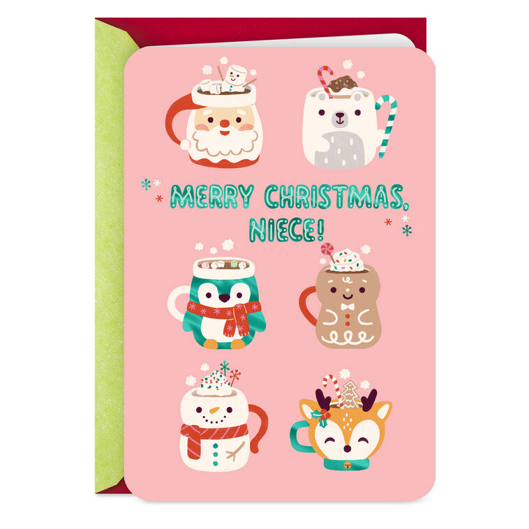 Hope It's Comfy, Cozy Christmas Card for Niece