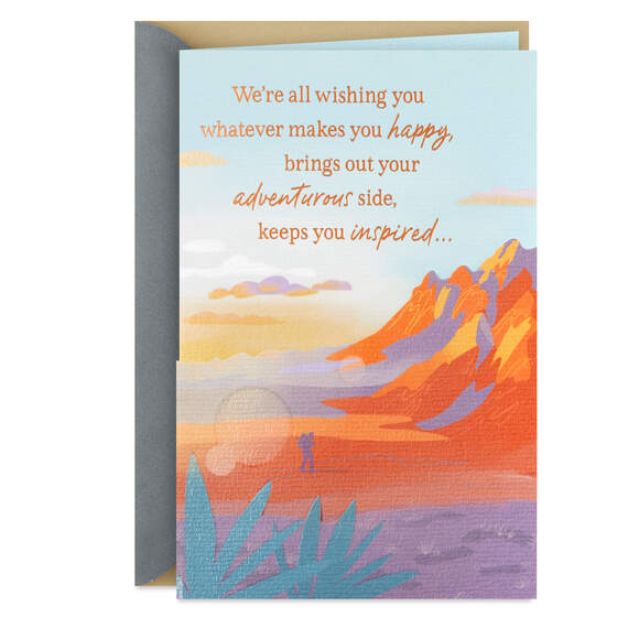 Happy, Adventurous, Inspired Father's Day Card From All