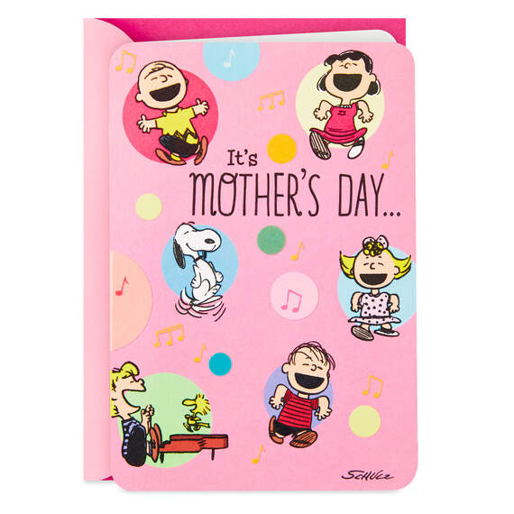 Peanuts® Gang Dancing Funny Mother's Day Card