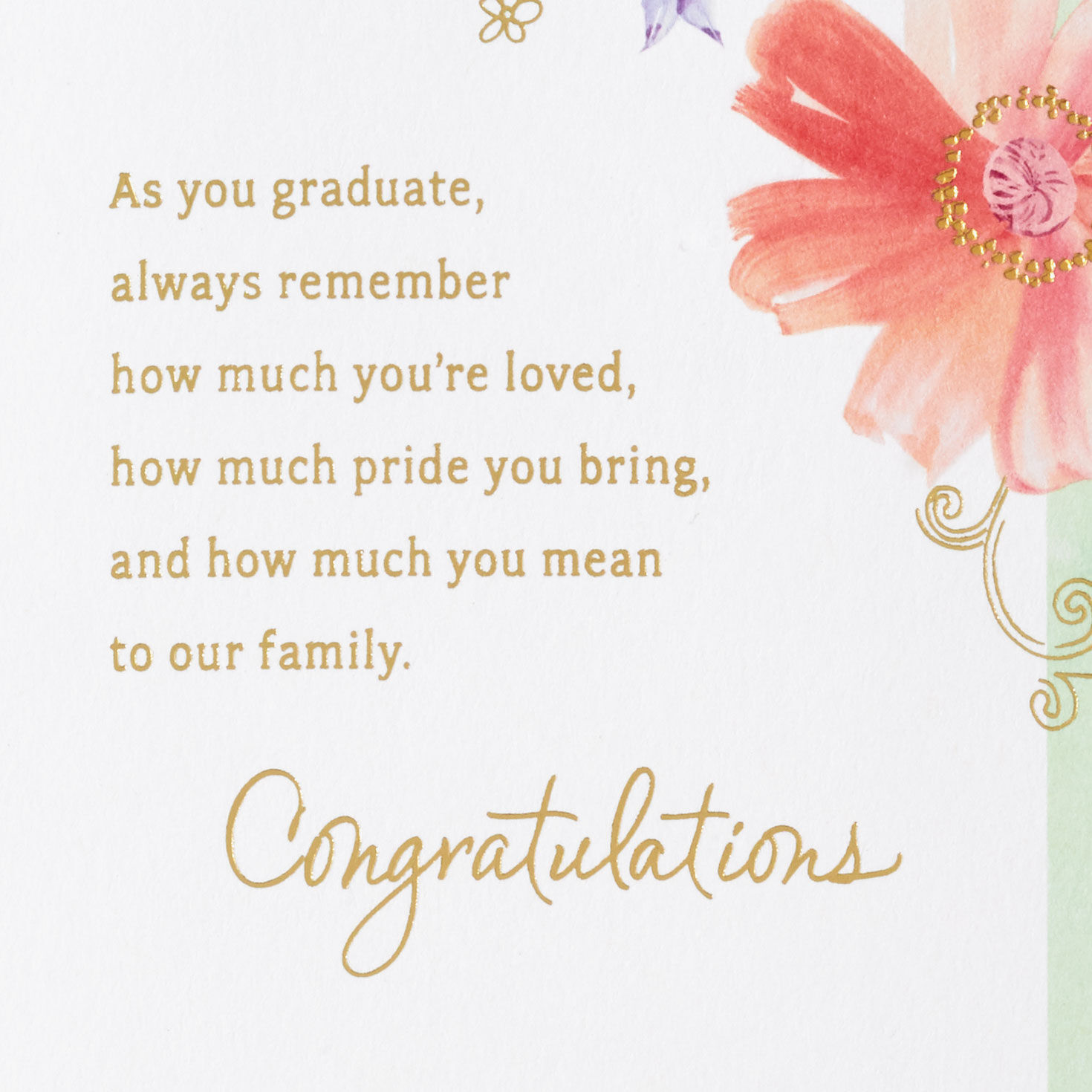 Pride and Love High School Graduation Card for Granddaughter, , large image number 3