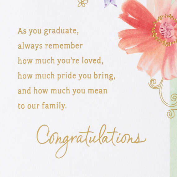 Pride and Love High School Graduation Card for Granddaughter, , large image number 3