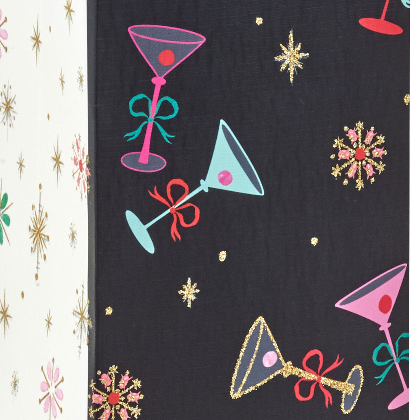 Lacey Chabert Tiny Tinis on Black Wine Gift Bag Base/Side Detail image number 5