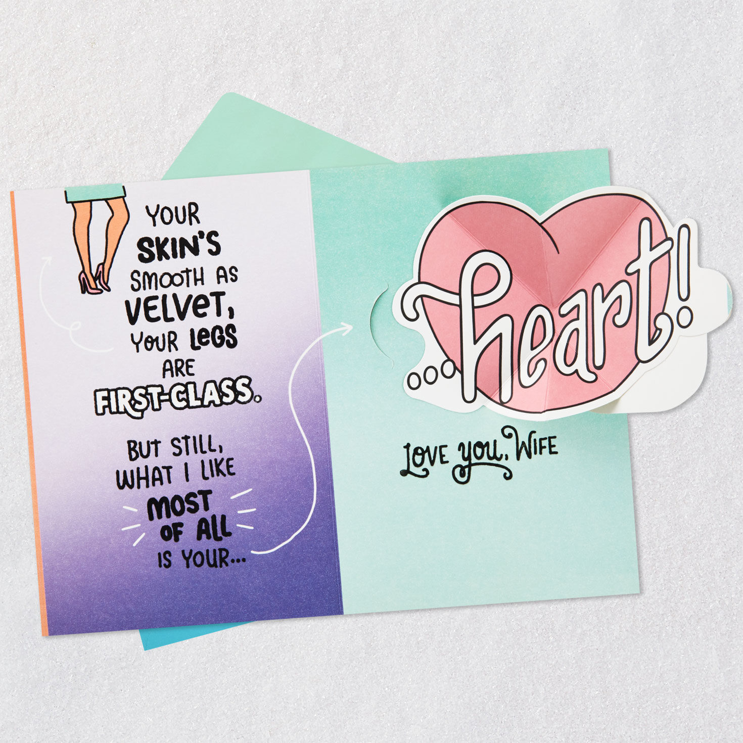 Love You Poem Funny Birthday Card for Wife, , large image number 6