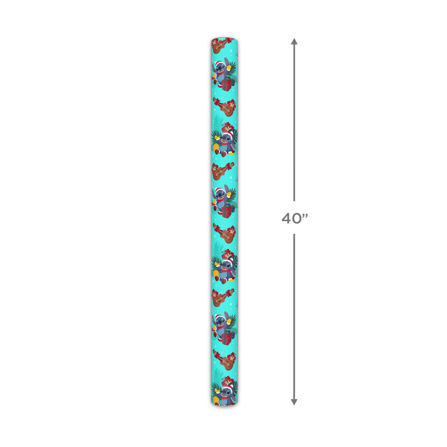 Disney Stitch Jumbo Christmas Wrapping Paper Measurement image number 5
