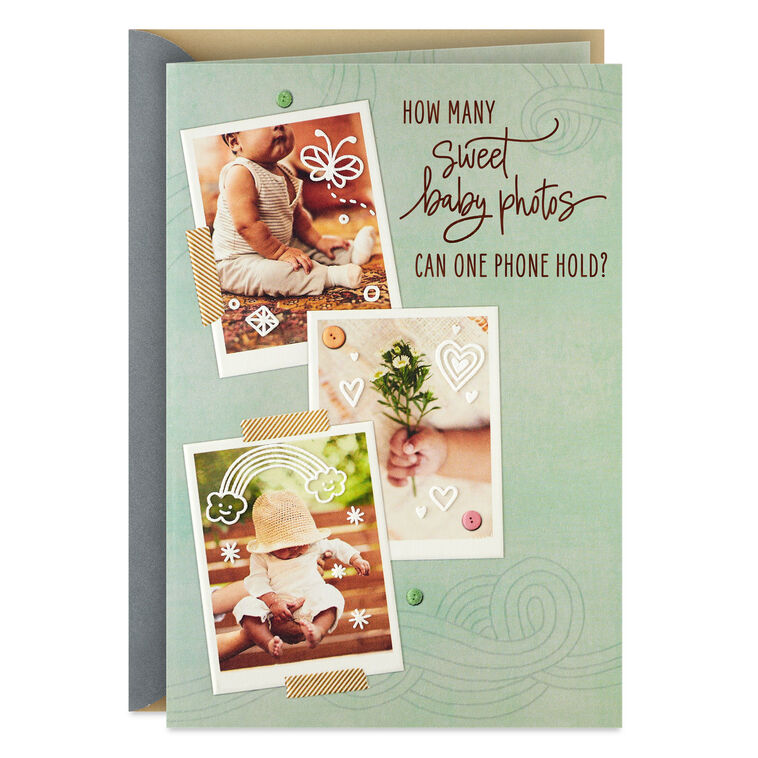 Your Little Picture of Happiness New Baby Card