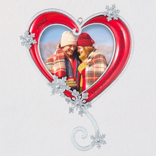 Our First Christmas Together 2022 Photo Frame Ornament, 