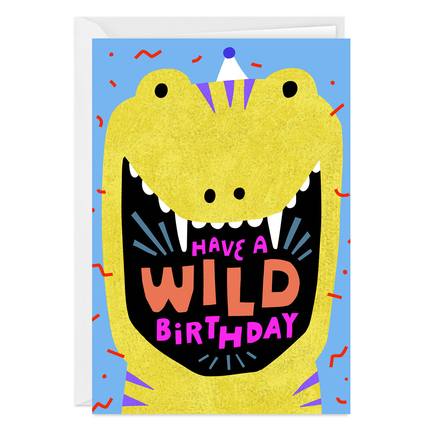 Wild Dino Custom Birthday Card