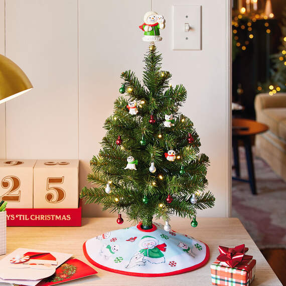 Sweet Snow Buddies Miniature Christmas Tree Gift Set, , large image number 1