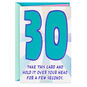 Glittery Numbers Funny 30th Birthday Card, , large image number 1