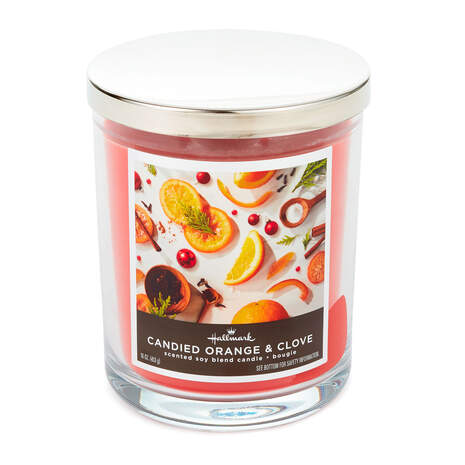 Candied Orange & Clove 3-Wick Jar Candle, 16 oz., , large