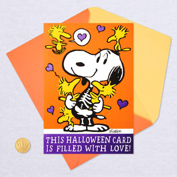 Peanuts® Snoopy and Woodstock Funny Pop-Up Halloween Card With Mini Cards, , large image number 6