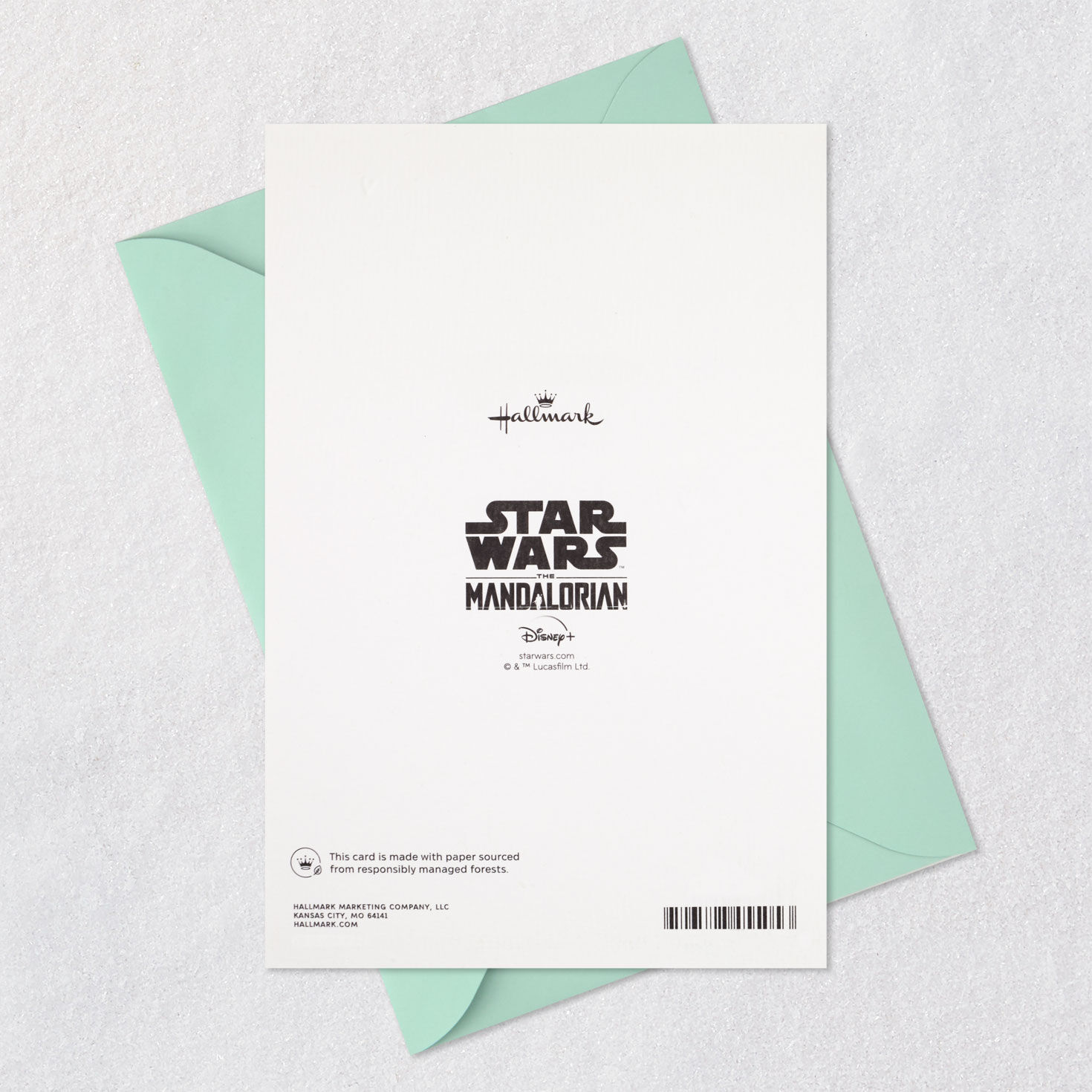 Star Wars: The Mandalorian&trade; Grogu&trade; The Force Is Strong New Baby Card, , large image number 7