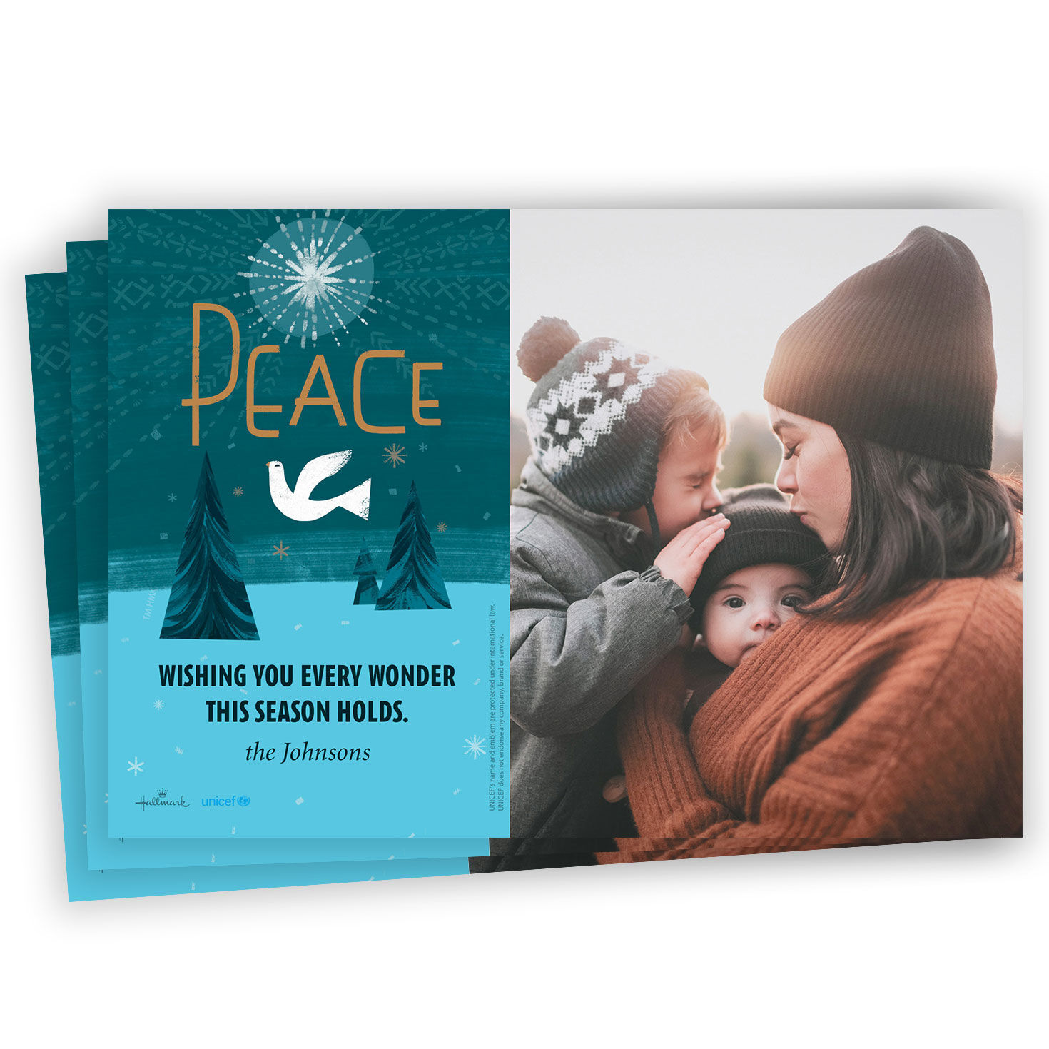 UNICEF Peace Flat Holiday Photo Card