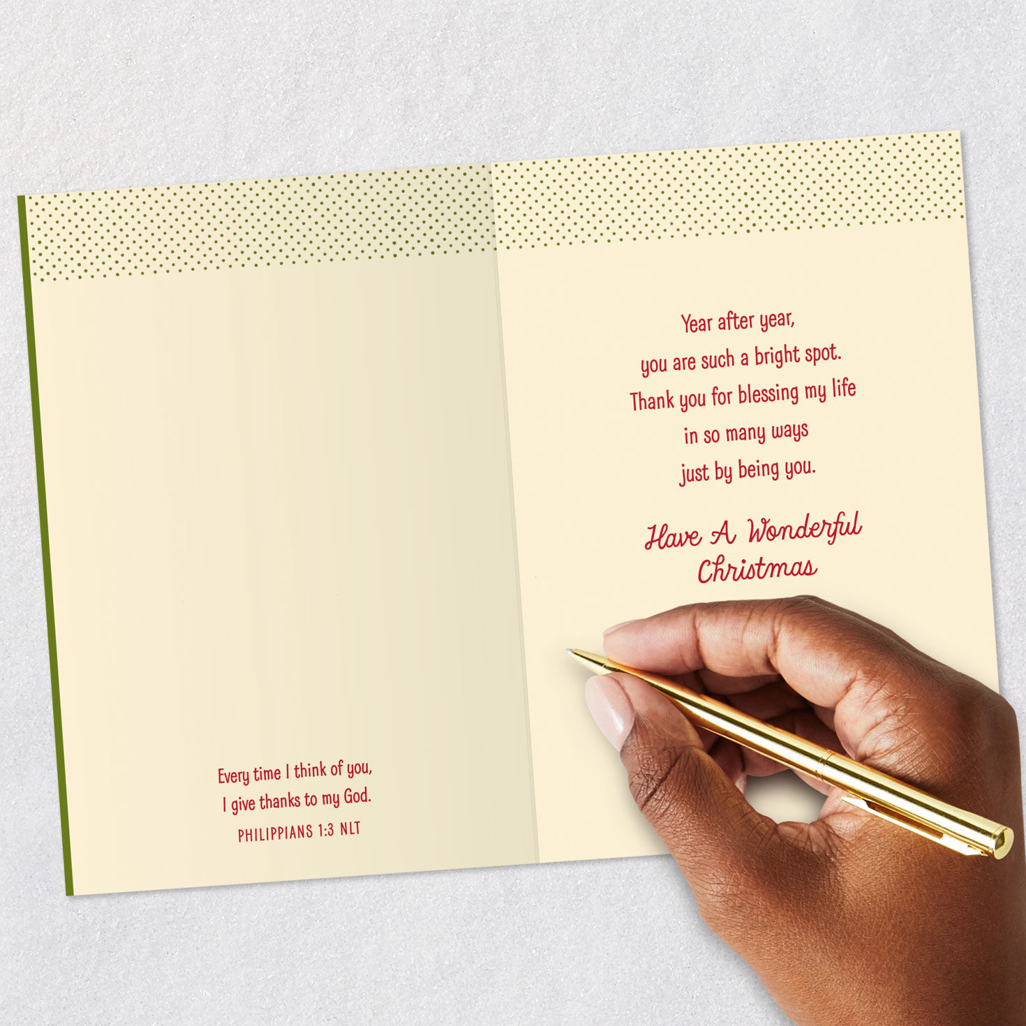 Thank You for Blessing My Life Religious Christmas Card for Friend for only USD 1.98 | Hallmark
