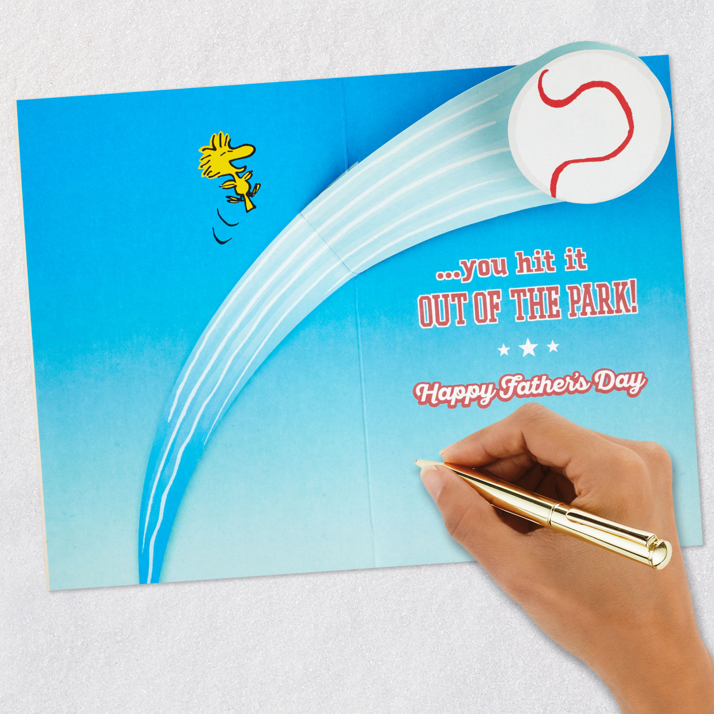 Peanuts&reg; Snoopy Awesome Grandpa Pop-Up Father's Day Card, , large image number 6