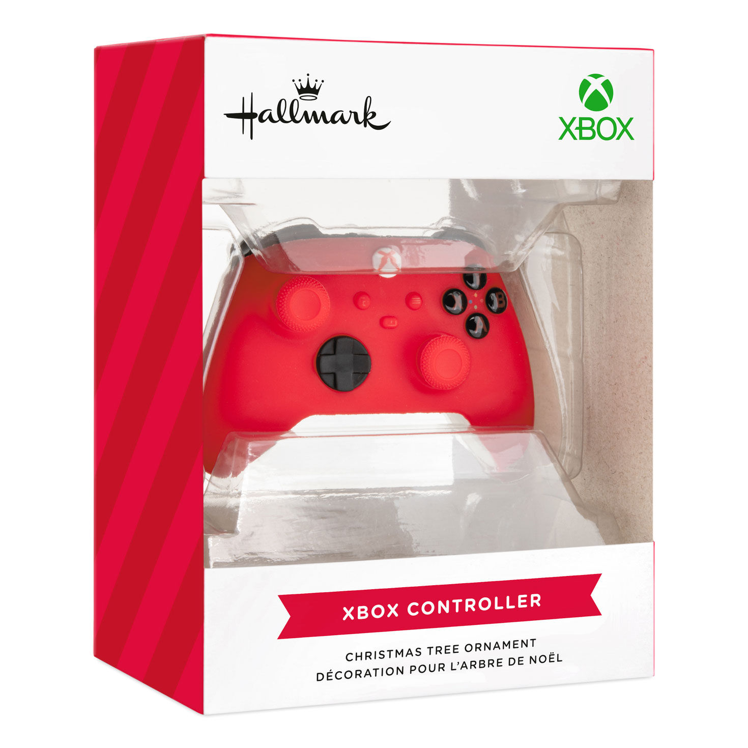 XBOX Red Video Game Controller Christmas Ornament  image number 7
