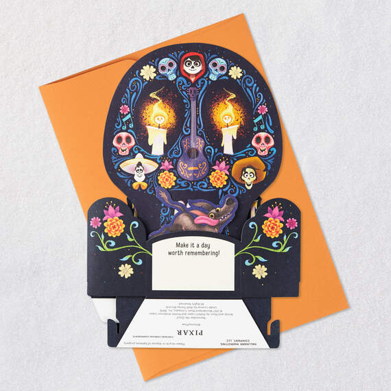 Disney and Pixar Coco Seize the Moment Musical 3D Pop-Up Card With Light, , large image number 8