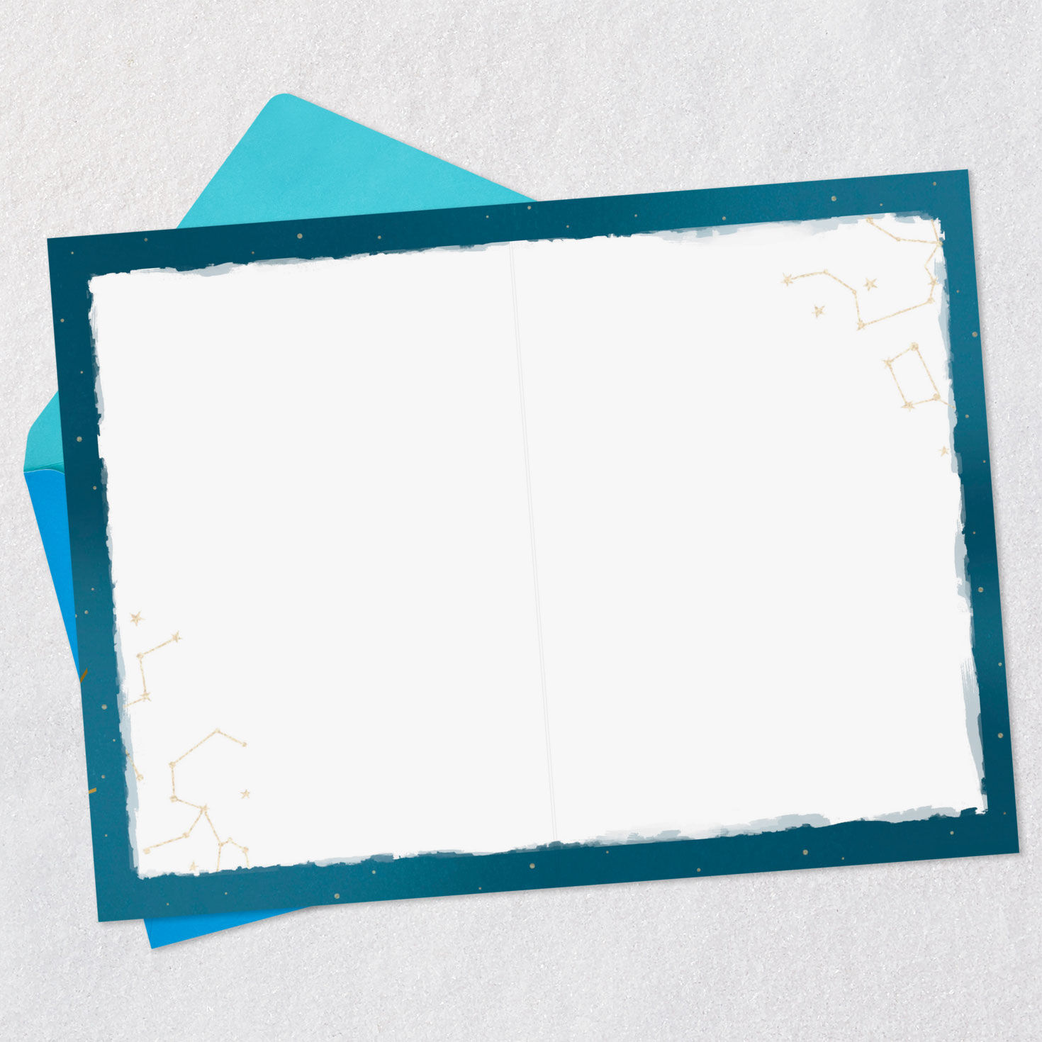 Night Sky Stars and Constellation Love Card Open card with envelope image number 2