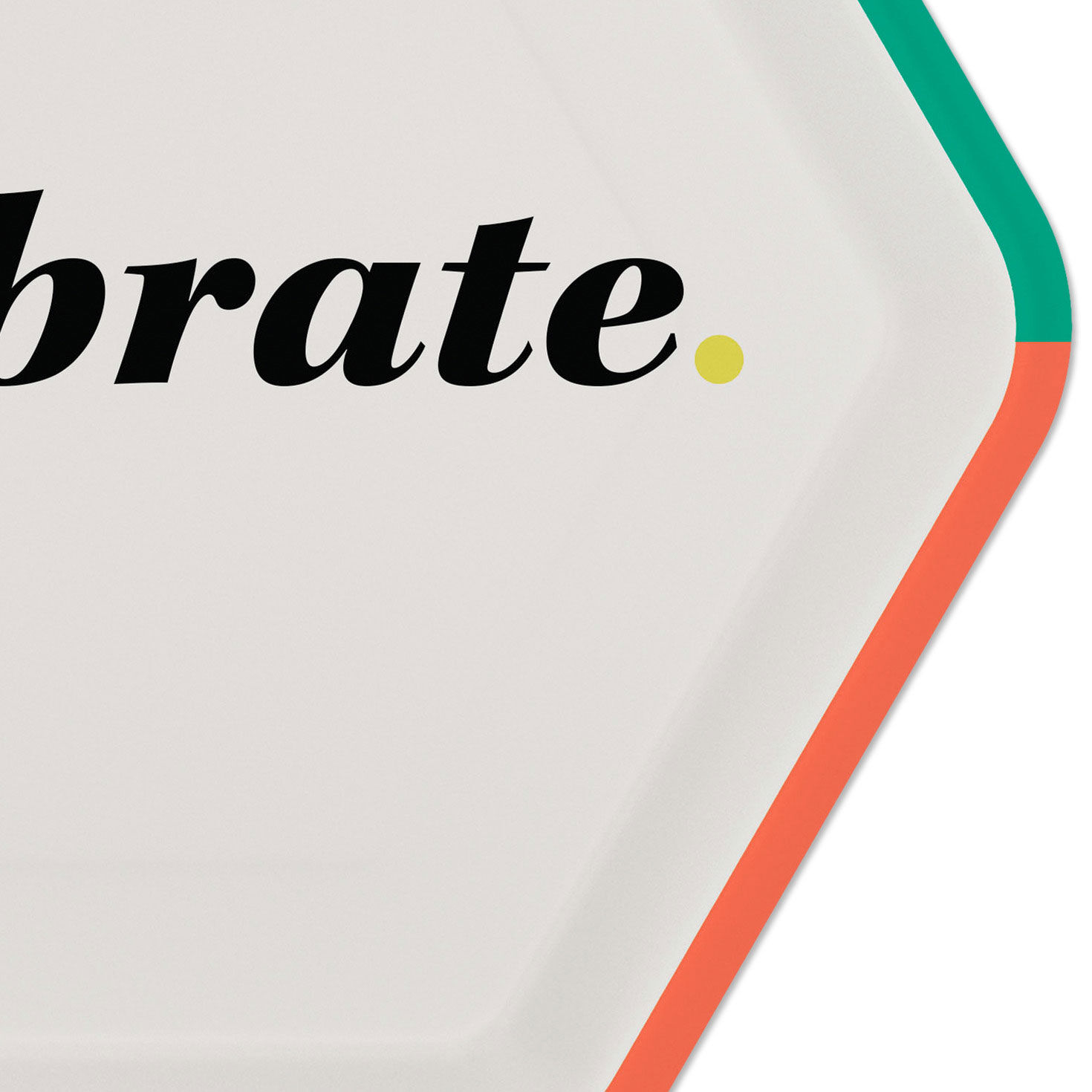 "Celebrate" Hexagonal Dessert Plates, Set of 8 for only USD 4.99 | Hallmark