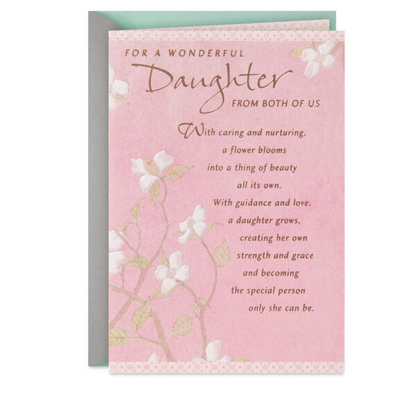 For a Wonderful Daughter Birthday Card From Both, , large image number 1