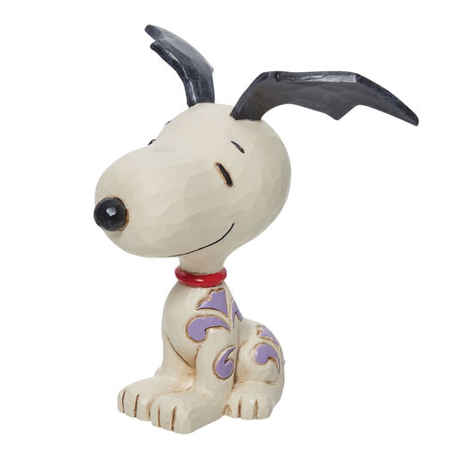 Jim Shore Peanuts Snoopy Batwing Ears Figurine, 3.22", 