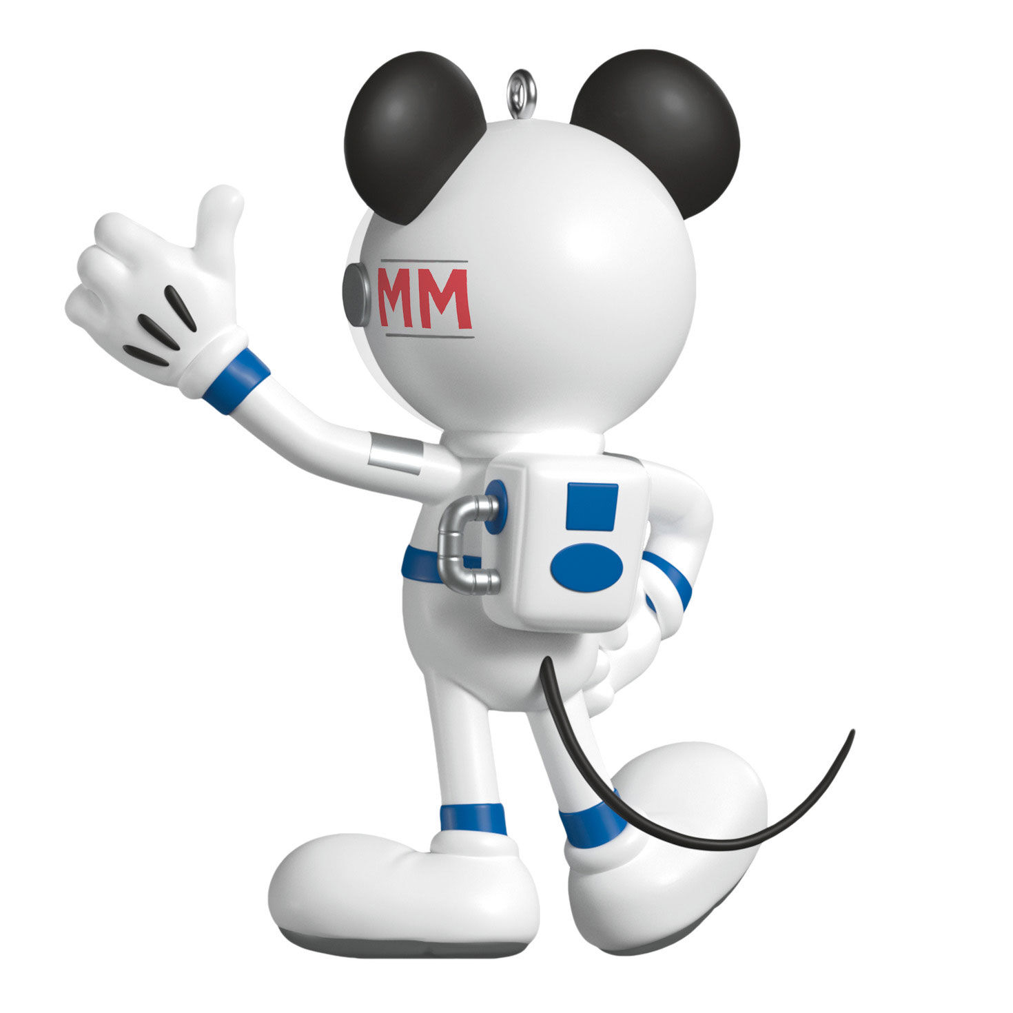 Astronaut Mickey Keepsake Ornament Back image number 6