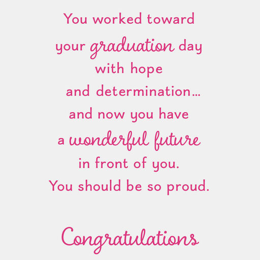 A Wonderful Future Graduation Card for Her, 